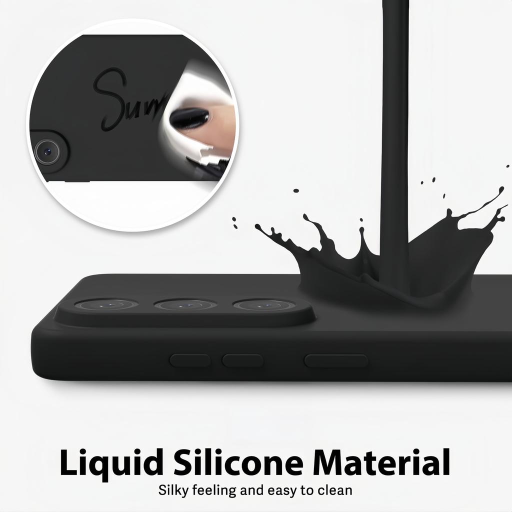 Noble Fashion Solid Colour Shockproof Protective Liquid Silicone Case For Samsung Galaxy S26 S25 S24 S23 S22 Ultra