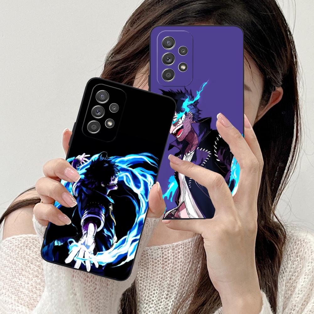 My Hero Academia Dabi Phone Case for Samsung Galaxy M55 54 42 35 34 33 32 23 22 15 14 13 12 F55 5G Colour Protective Luxury