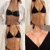 European & American Rhinestone Tassel Body Chain Bikini Jewelry