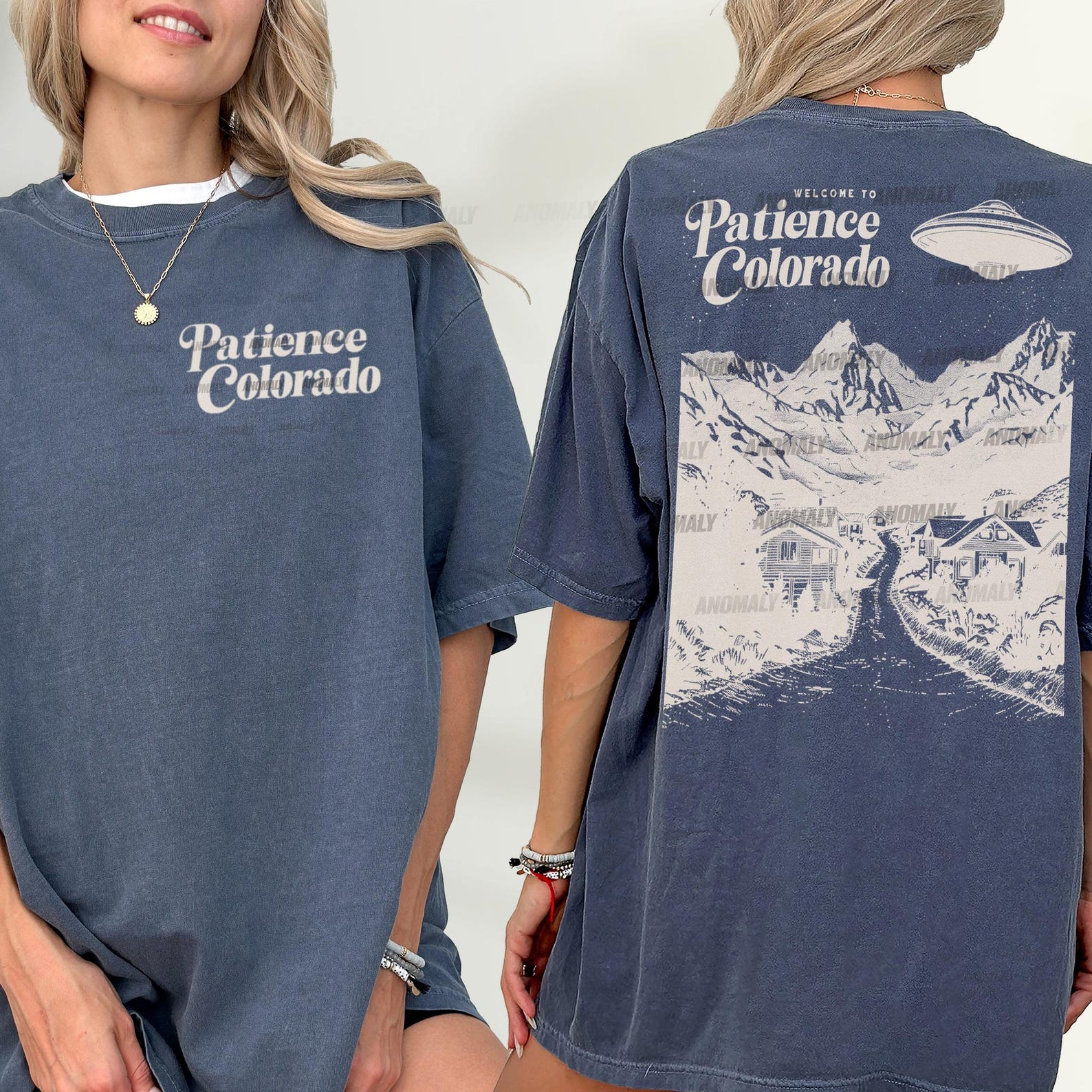 Funny Alien UFO T-Shirt: Patience, Colorado Retro Resident Sci-Fi TV Show Tee 3XL