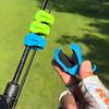 2 PCS Quick Attach Fishing Rod Holder Secure Grip Tackle Organizer with Protective Cover for Bait Rod Binding Fishing Supplies