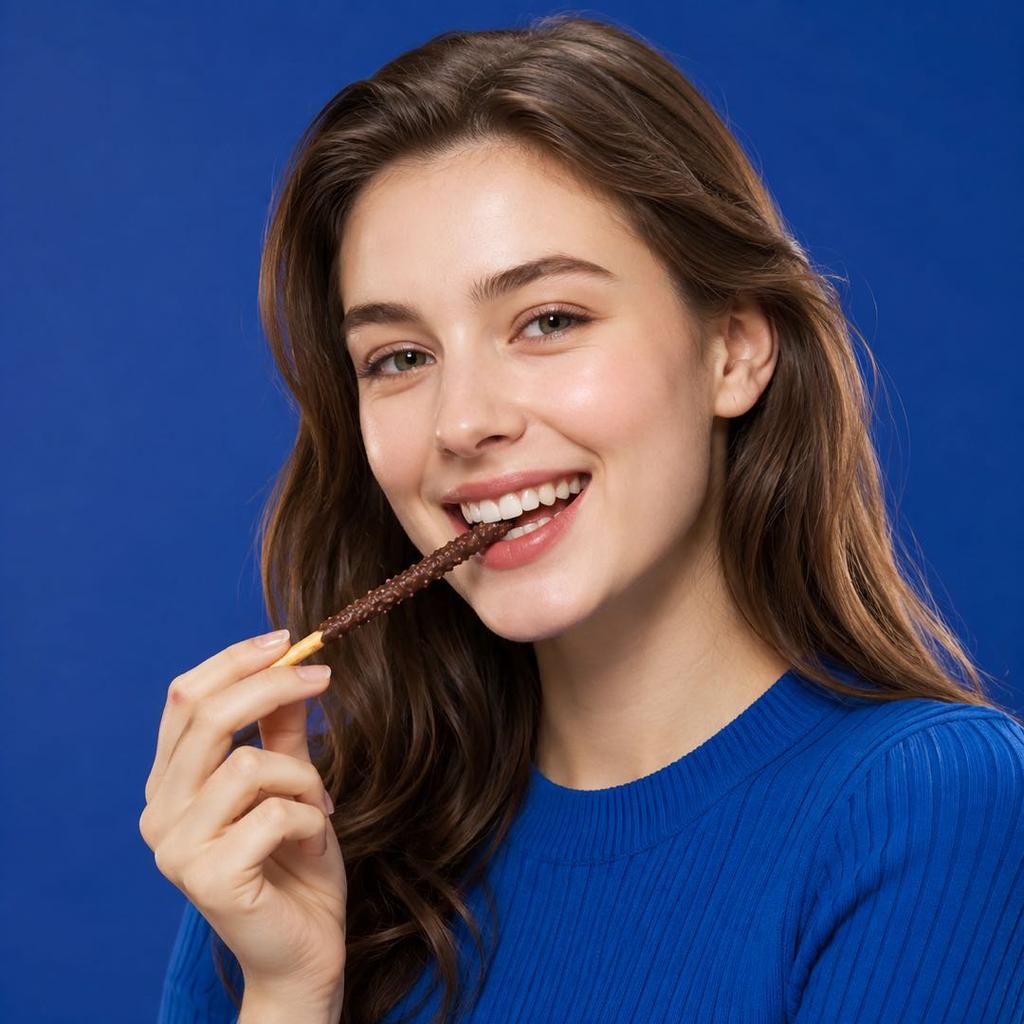 Lotte Pepero Koekjeskruimel Chocolade Biscuit Sticks 32g