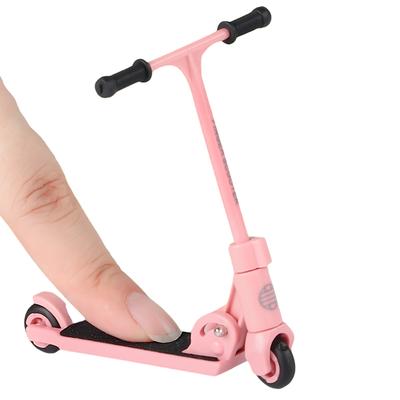 Kids Kick Scooter Finger Foldable T-type Finger Scooter With Brake Educational Toys Finger Skateboards Fun Fingertip Movemet