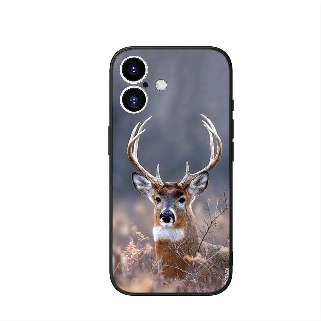 Deer Hunting Phone Cover Case for Apple iPhone 16 15 14 Plus 13 12 Mini 17 Pro Max + 16E Air 16+ ProMax Casing