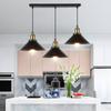 Modern Industrial Retro Black Iron Small Umbrella Chandelier Set E27/E26 Living Room Restaurant Bar loft Entrance Cafe Light