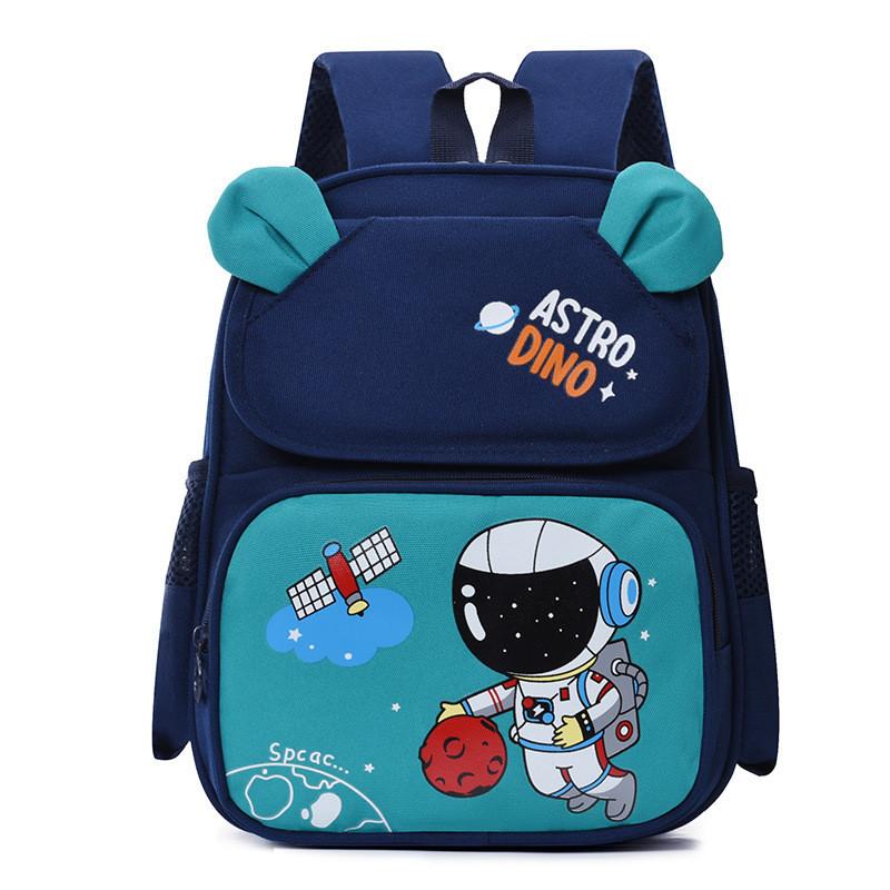 Lightweight Nylon Kindergarten Backpack For Kids With Fun Cartoon Prints And Gender Neutral