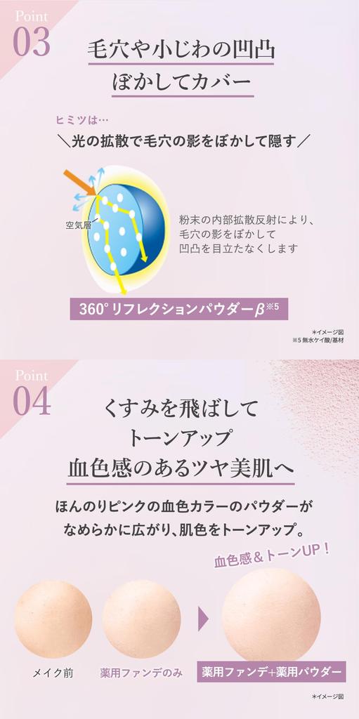 Exbeaute Medicated Beauty Care Wrinkle White Loose Beauty Made In Glowing Powder Powder, PF12/PA++ [Finishing Powder, Ingredients, Japan, Whitening,