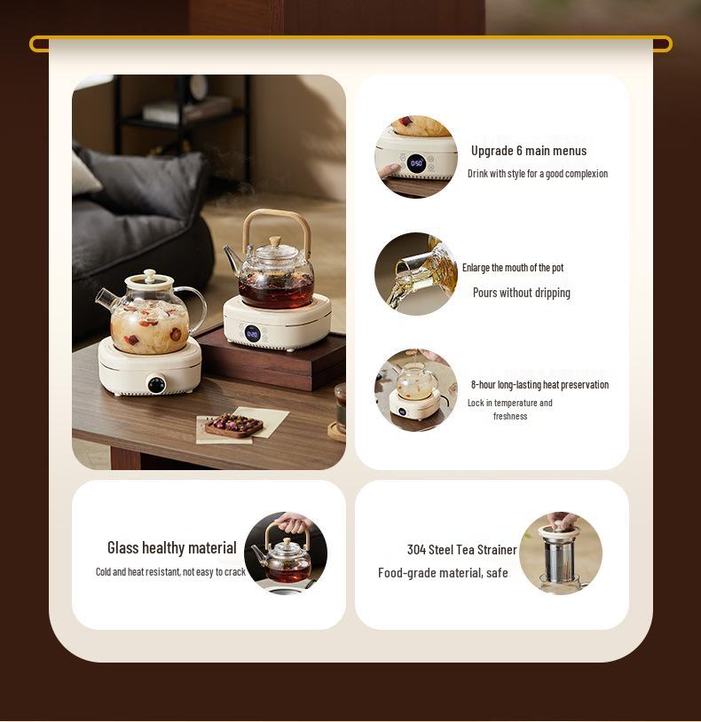 Multifunctional Indoor Electric Tea Stove for Boiling Water - Compact Design