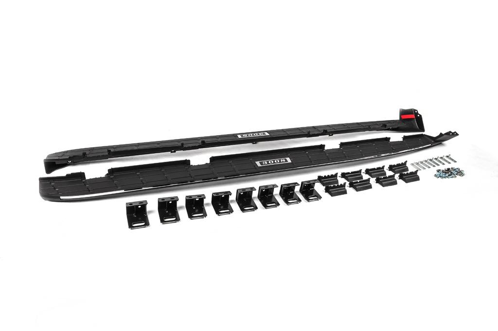 

УЦИНКА! Боковые пороги L 194 см OEM V2 (2 шт, алюминий) для Peugeot 3008 2016-2023 гг