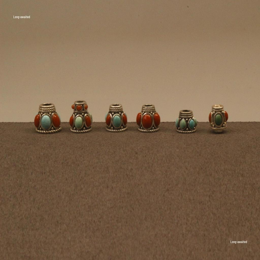 108-Bead Red Sandalwood & Passion Fruit Seed Silver Vajra Stupa Buddha Head Accessory