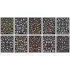 Cyansea Ten-Sheet Combo Bestseller Christmas Snowflake Nail Art Stickers