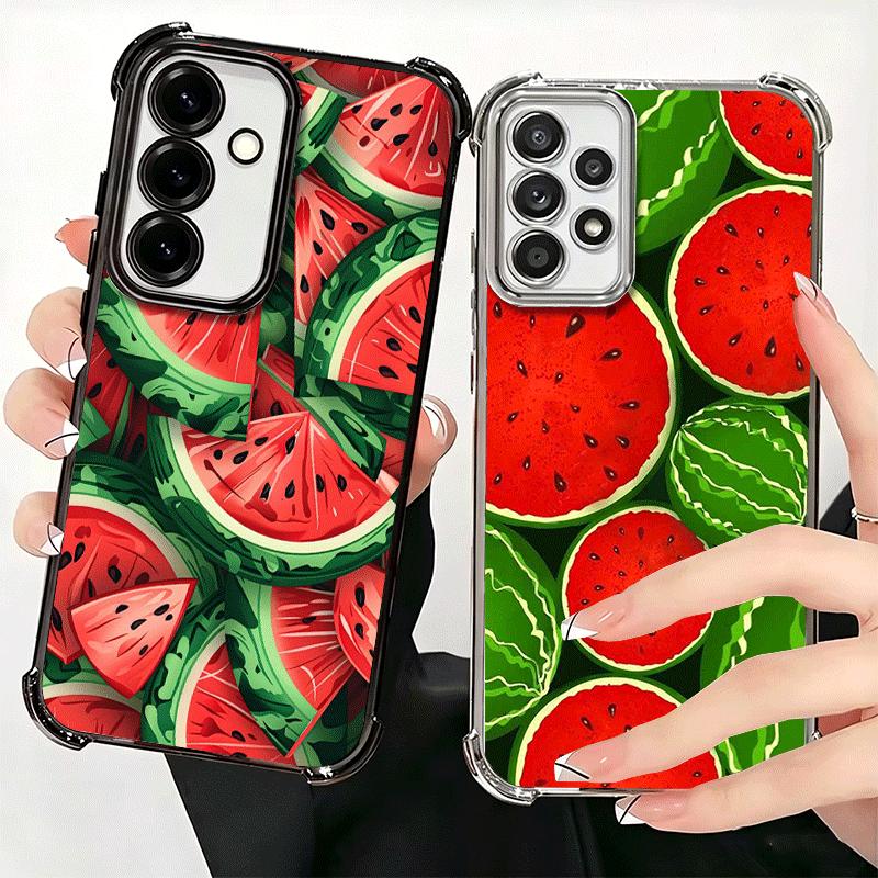 Watermelon Summer Fruit Soft Phone Case For Samsung A17 A27 A07 A37 A57 A16 A56 A15 A55 A14 A54 A13 A53 A26 A36 A25 A35 A24 A34