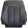 Driver Side Bottom & Top Lean Back Seat Covers Replacement Leather Black Compatible with Ford F250 F350 F450 F550 Lariat 2011 2012 2013 2014 2015