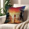Game F-final F-fantasy VII Cushion Cover Pillow Cover Decoration Room Home Sofa Living Office Car Nordic Simplicity