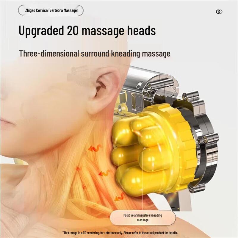 Chigo Lumbar Kneading Massage Pillow CN Plug (adapter Included)
