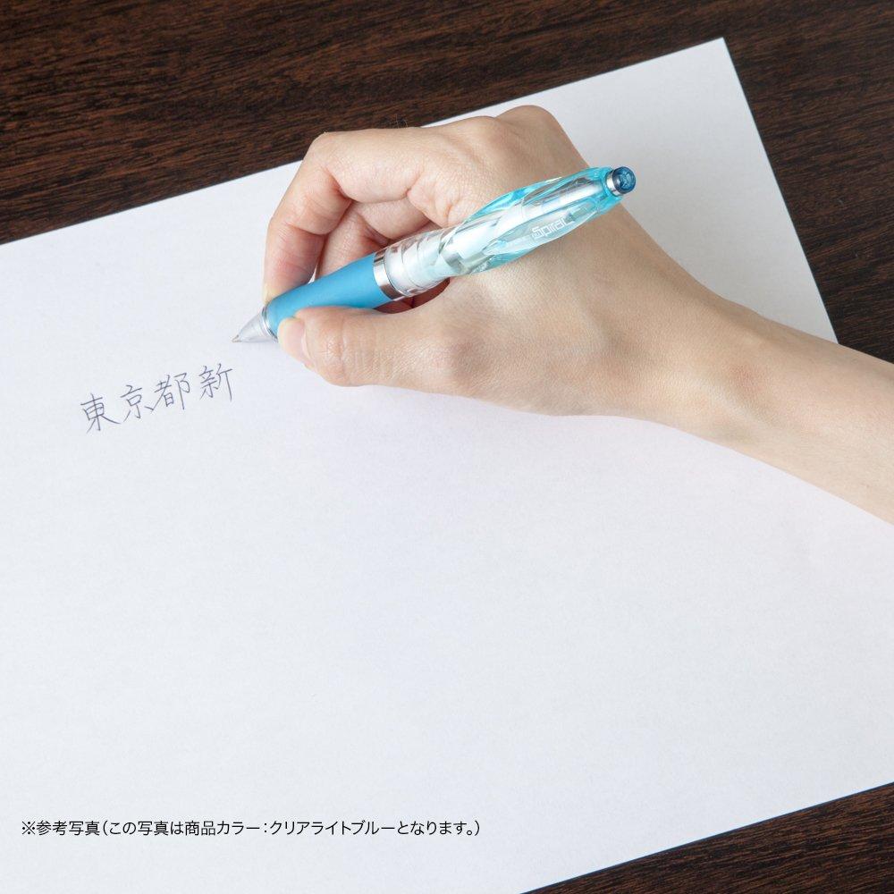 Zebra Ballpoint New Spiral Clear Orange Oil-Based Pen, CC, 0.7 inch, BA51-COR,