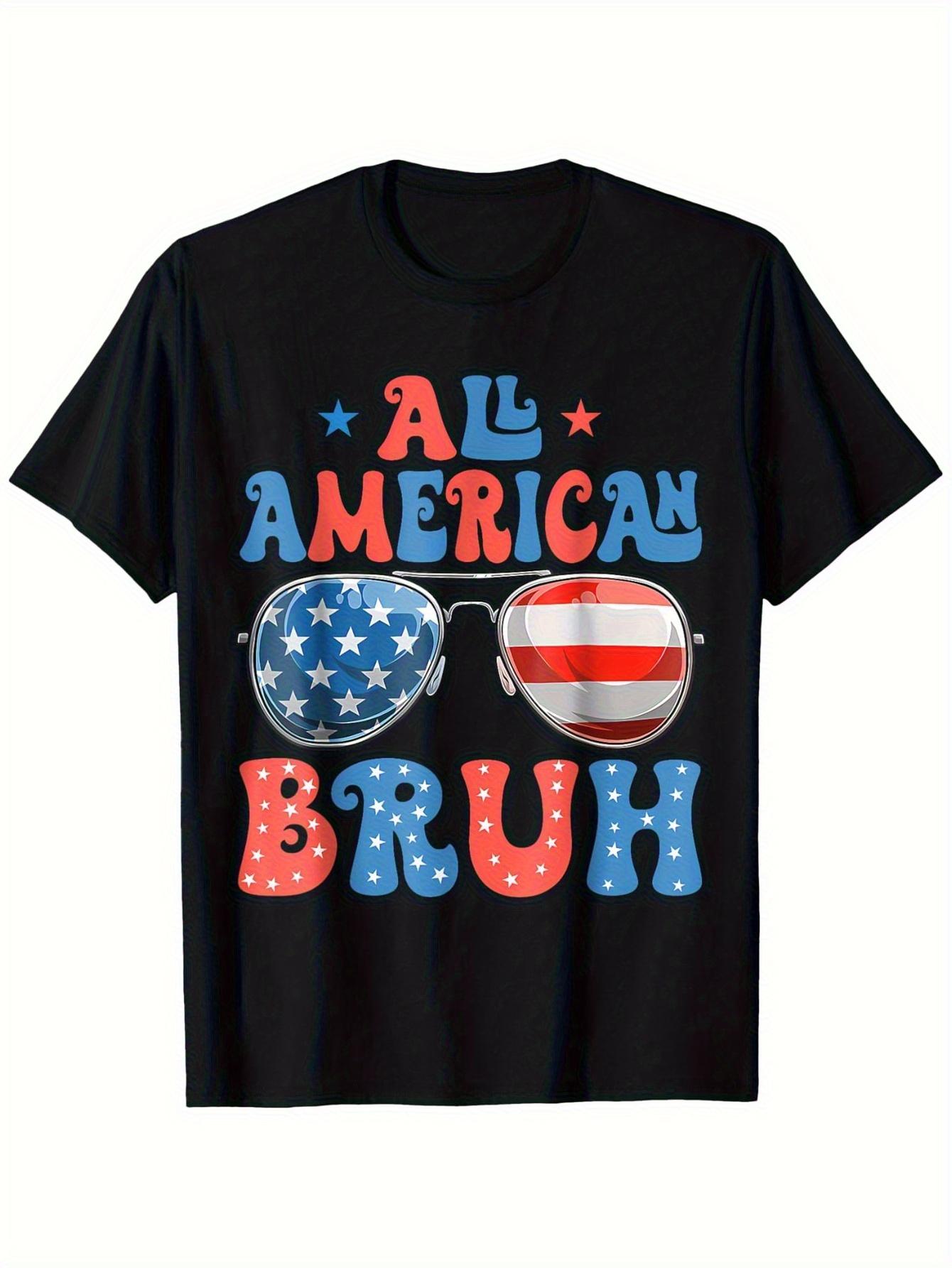 All American Blue April 7th Patriotic T-shirt Style Sleeve T-shirt S