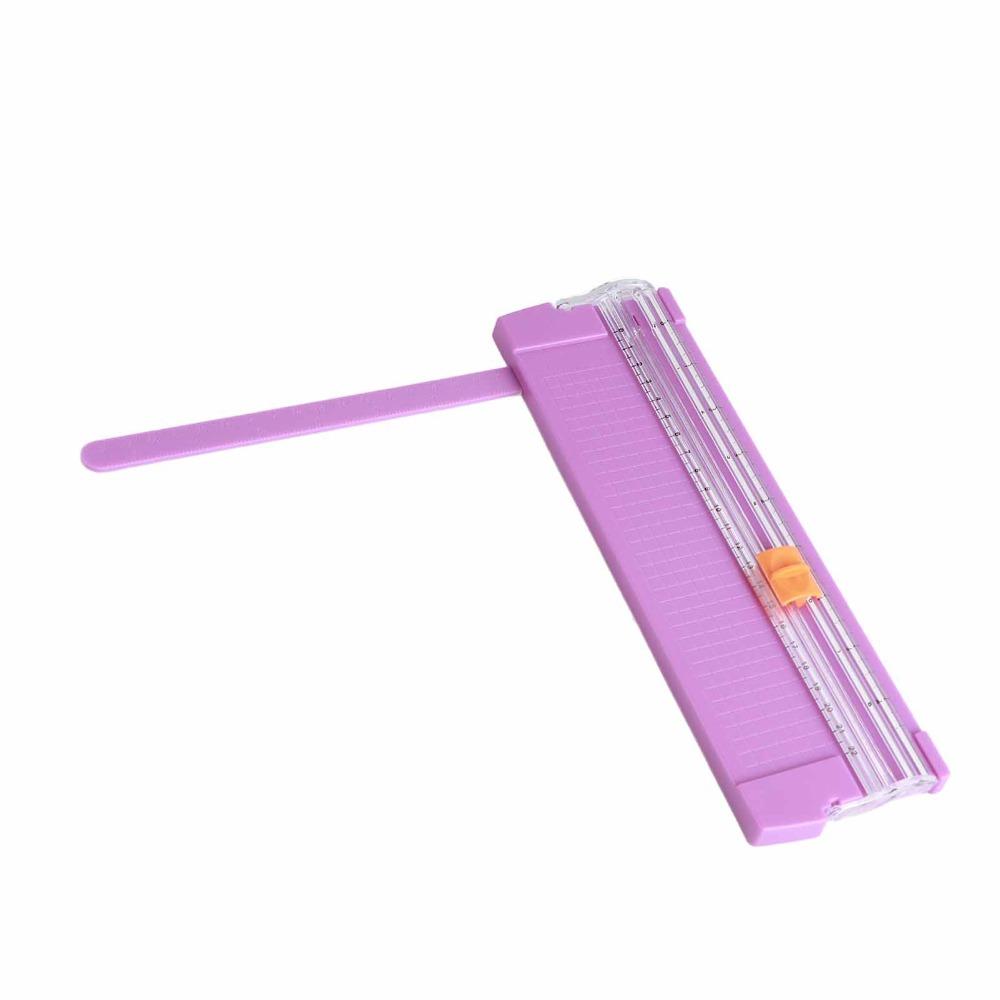 Purple/Pink/Orange/Blue/White A4 Paper Trimmer 220*60mm Cutting Size Paper Trimmer Photos Cutting