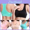 Women Breathable Padded Sports Bra With Hollow Out Design And Pure Color