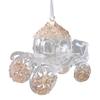 Christmas Acrylic Hanging Ornament Glitter Clear Reindeer Butterfly Pumpkin Carriage Snowflake Dragonfly Ballet Girl Xmas Tree Hanging Ornament