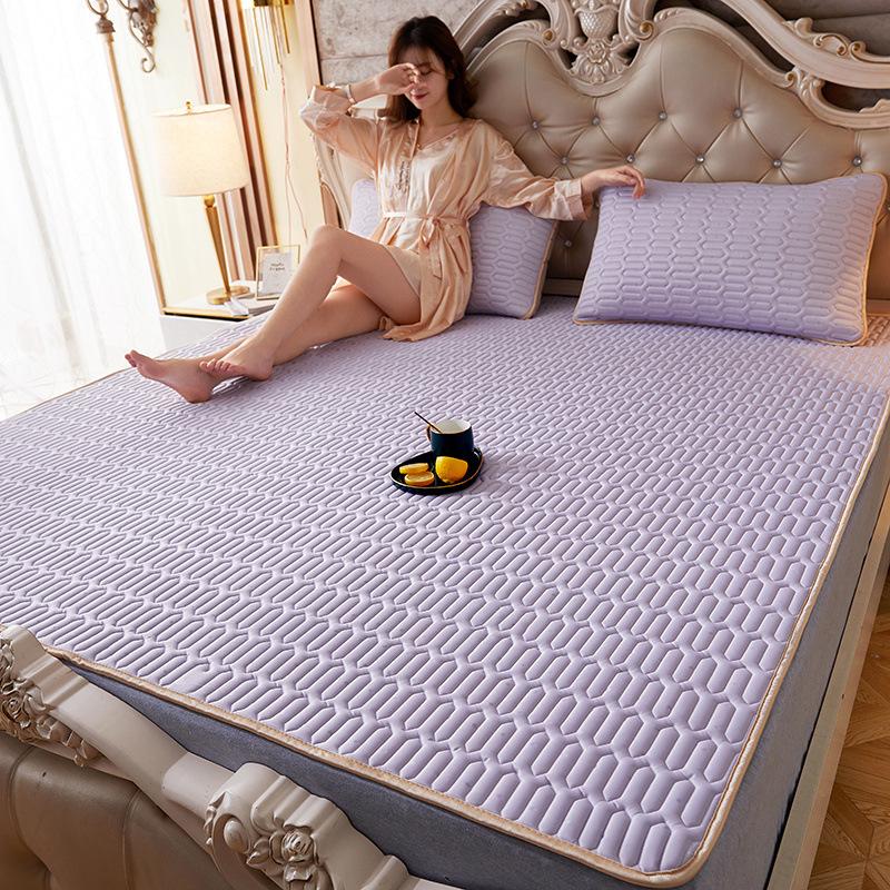 

Новый латексный летний коврик из соевого волокна, моющийся свежий детский летний коврик из ледяного шелка, детский кондиционер, мягкое сиденье 90*200CM