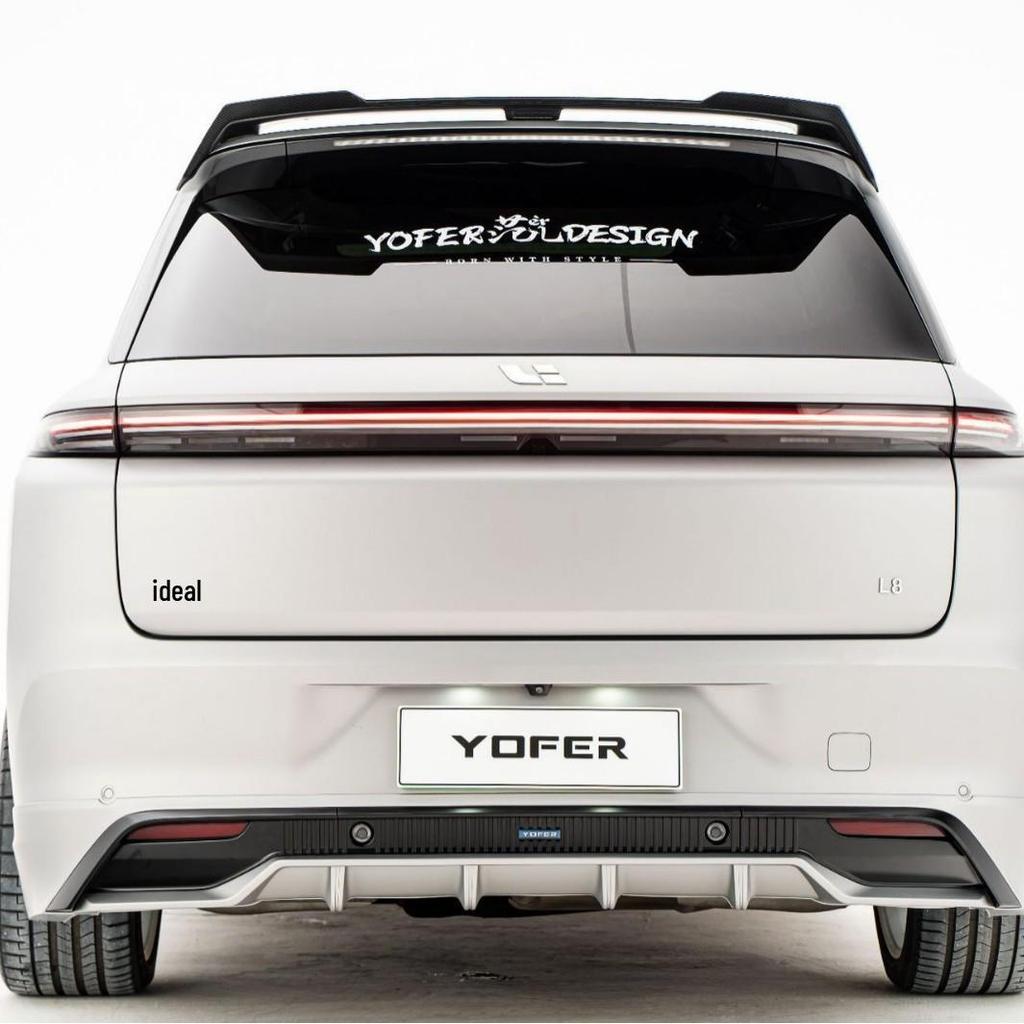 YOFER Body Kit for Li Auto L8: Includes Front Bumper, Side Skirts, Rear Wing, Lip, and Bumper, Corner Protectors, and Front Splitter.