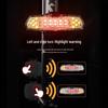 USB Rechargeable Wireless Bike Turn Signal and Tail Light - Waterproof, High-Brightness, Multi-Mode for Safe Night Riding