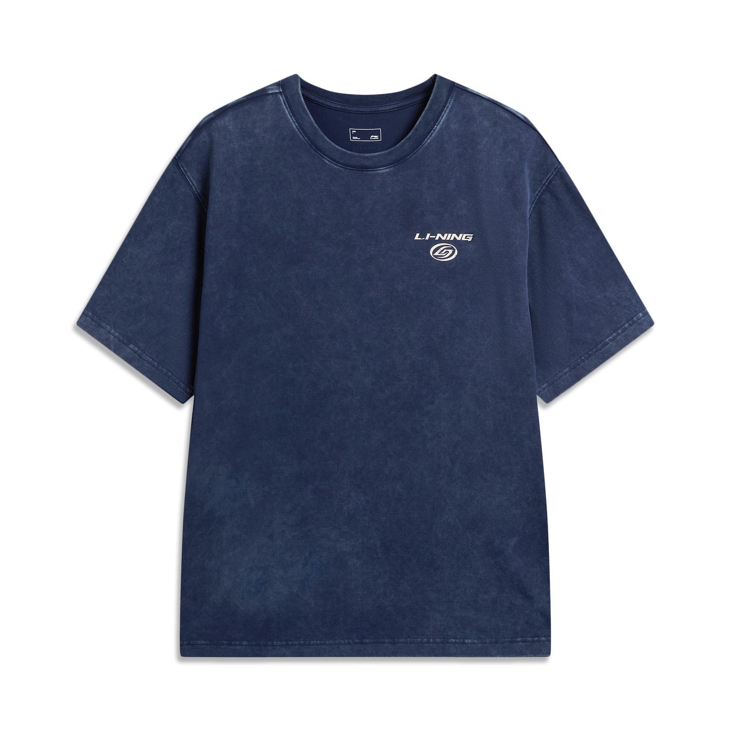 Li-Ning Loose Fit Round Neck Short Sleeve Couple T-Shirt Unisex Tops ATSW259-8 S