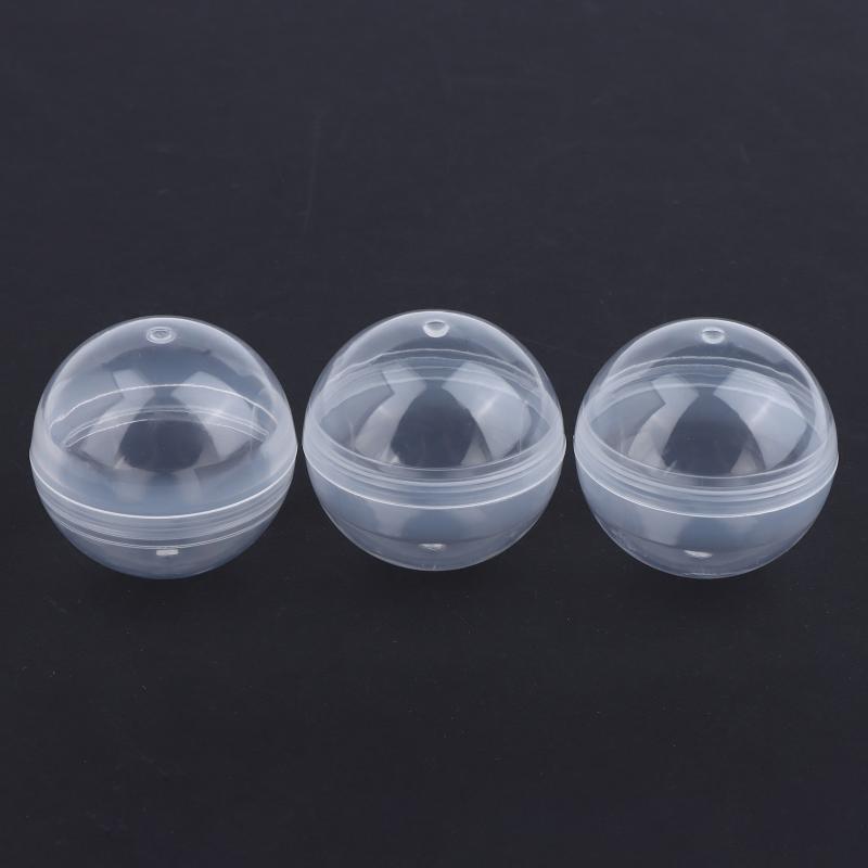 50Pcs 28-55Mm Tiny Empty Plastic Balls Capsule Toys Surprise Ball Container Prop Paintball Diy Making Things Models