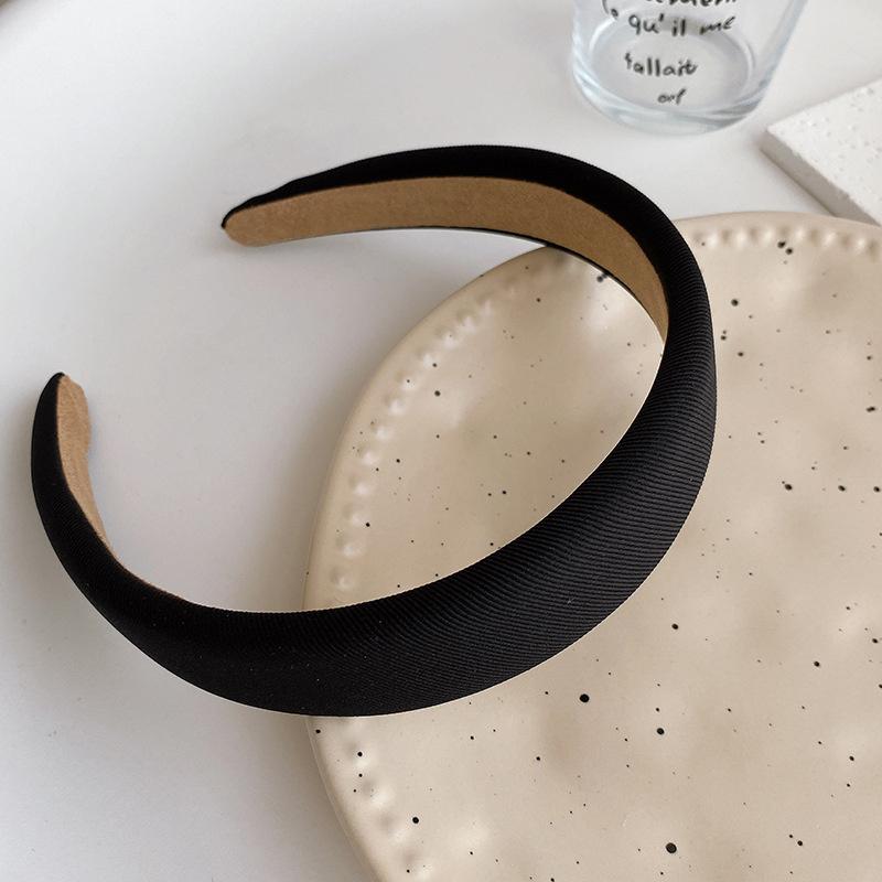 Diademas Minimalistas para Mujer Tela de Sarga Lisa Diademas Nudadas para Dama Niñas Accesorios Casuales para Compras Viajes