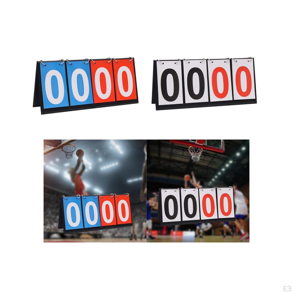 Scoreboard Table Score Holder Desktop Board for Baseball Eq Games
