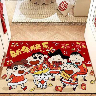 Animation Cartoon Floor Mat, Door Mat Entrance, Stable Anti-Slip And Anti-Rubbing, Dust Removal, Water Suction And Mud Scraping, Diatom Mud Floor Mat