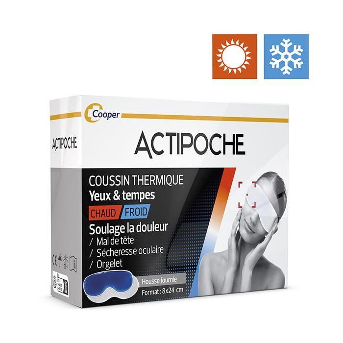 Actipoche Coussin Thermique Yeux et Tempes 24 x 8cm