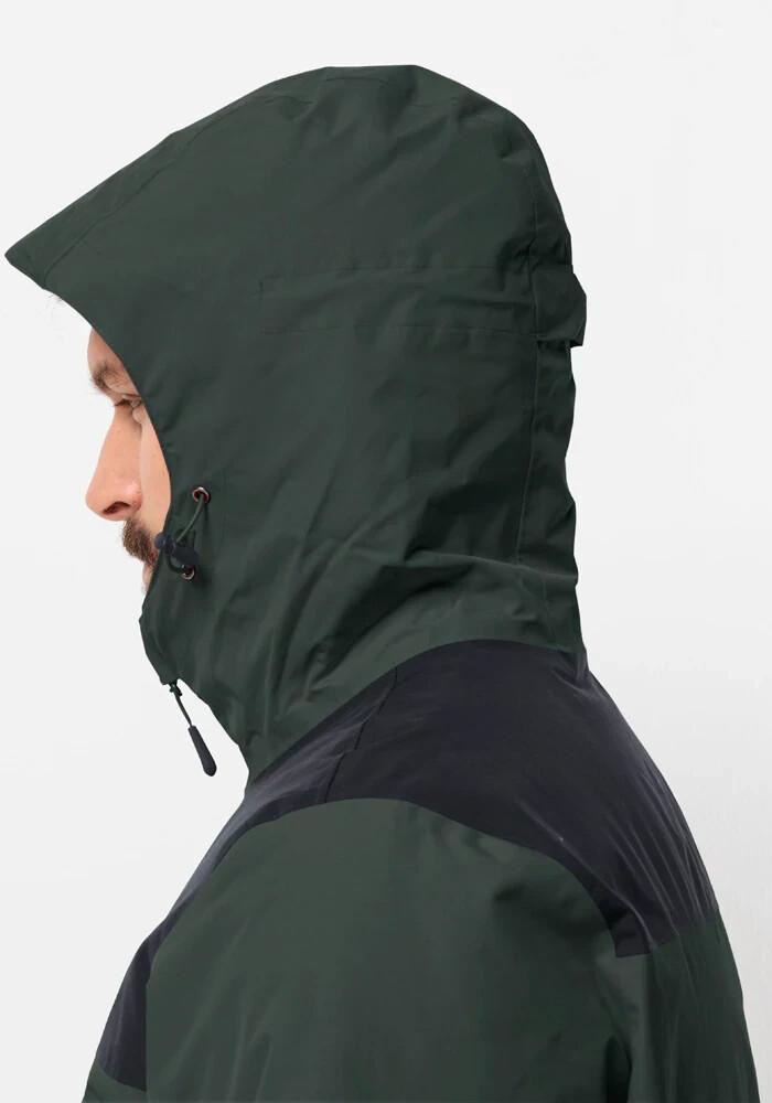 Jacke Jack Wolfskin Jasper Ins Jkt M Jacke Herren schwarz oliv