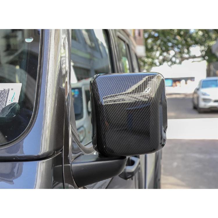 Right Left Side Door Mirror Rearview Cover for Jeep Wrangler JL Gladiator JT 2018    2022 Car Exterior Accessories