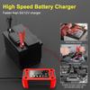 15A Car Battery Charger 8A 12V Fully Automatic Battery Trickle Charger Maintainer for SUV Motorcycle Marine Lead Acid Batteries