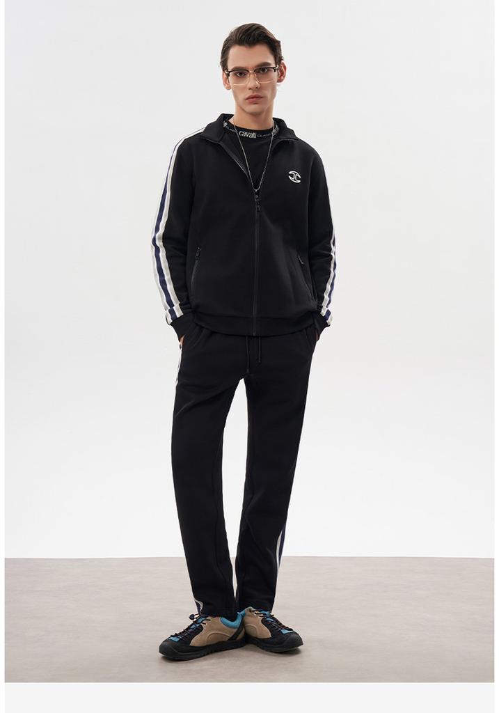 Men's Classic Contrasting Stripe Casual Sports Pants