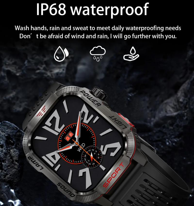 2025 New GPS Outdoor Professional Sports Smart Watch Men Women Heart Rate BT Call 3ATM Waterproof Swimming Fitness Smartwatches