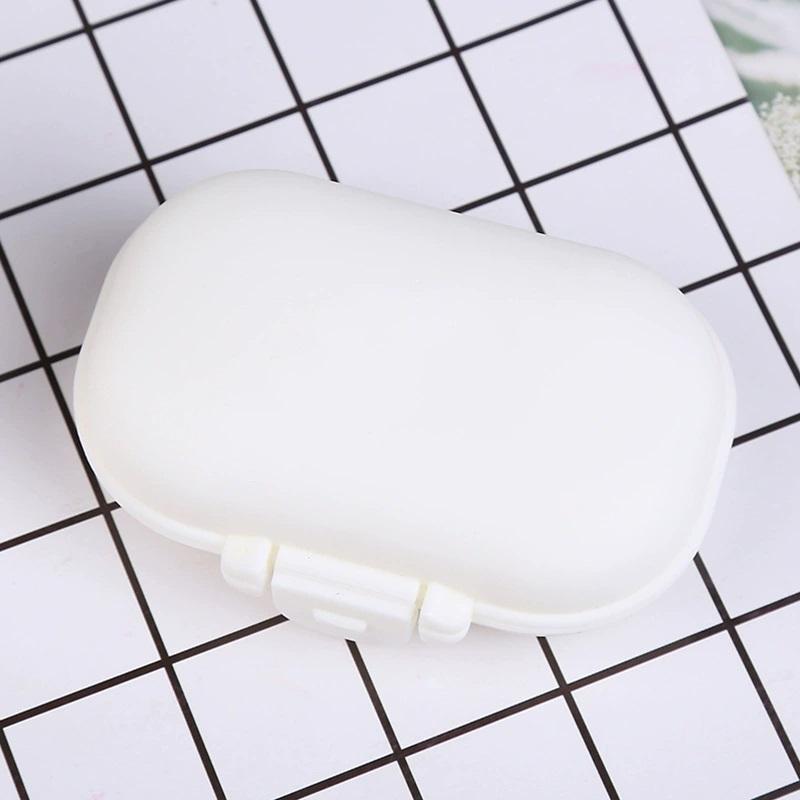 Portable Vitamin Pill Box Cases Organizer Tablet for 7 Days 8 Grids Travel with Large Compartments for Medicine Fish Oils