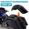 Motorcycle Black Rear Fender Mudguard Mud Guard Cover For Harley Touring Road King CVO Electra Glide Street Glide FLHR 2009-2020