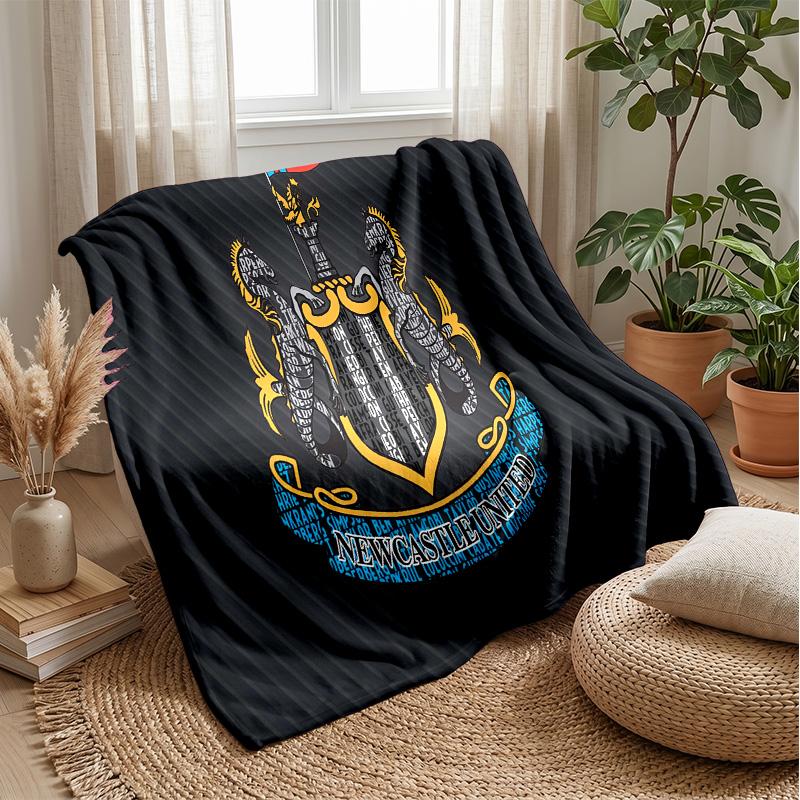 Newcastle United Theme blanket Soft Flannel Fleece Blanket Warm Lightweight Throw Blanket for Home Sofa Bed