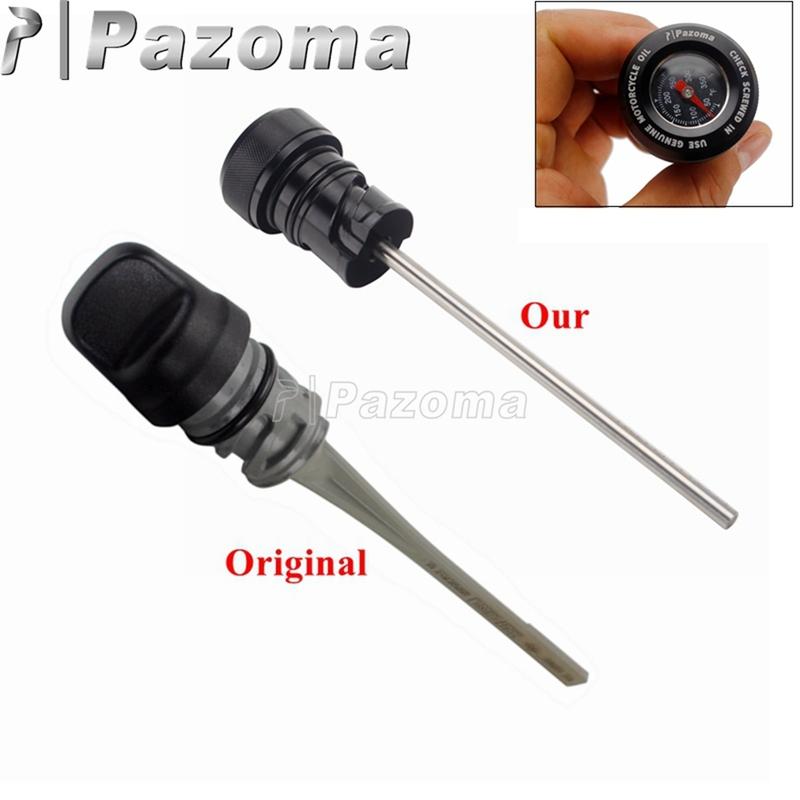 Motorcycle Oil Plug Temp Gauge For Harley Softail Oil Dipstick Temperature Fits 18-2021 FXBB FXST FXLR FLSL FLHC FLFB FXFB FXBR