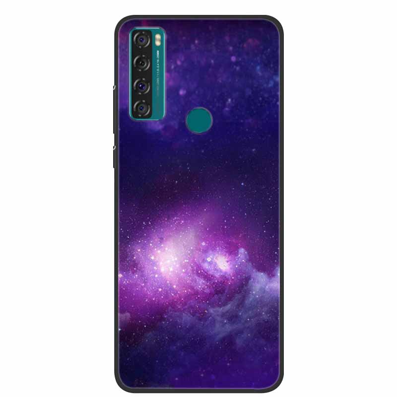 Case For TCL 20 SE Luxury Silicone TPU Soft Phone Cover For TCL 20 SE Case T671H 6.82" Funda Animal Capa Cute Shockproof Coque