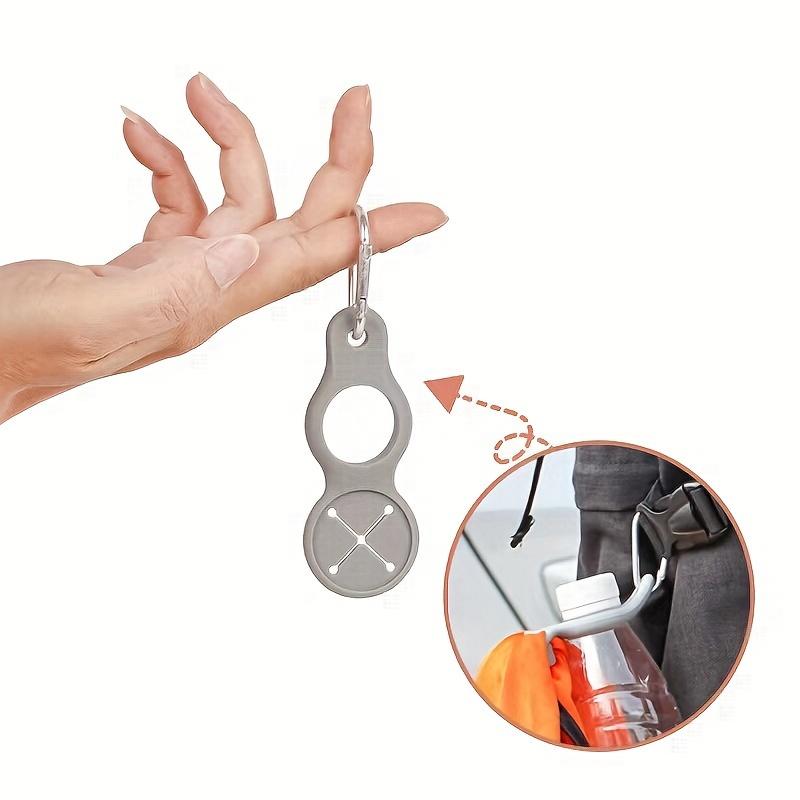 2 Stück, Tragbarer Wasserflaschenhaken, Geeignet für Outdoor-Reisen, Wandern, Handtuch-, Schlüssel- und andere Aufbewahrungshaken für Wasserflaschen, Sicher und zuverlässig