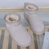 Winter Children Snow Boots 2027 New Design Baby Cow Suede Upper Warm Shoes With Thick Plush Boys Girls Toddler High-top Fur Boot