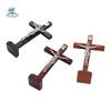 With Stand Wood Crucifix Religious Charm Catholic Catholic Jesus Cross Wooden Prayer Vintage Religious Decoration