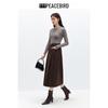 PEACEBIRD Women's Pleated A-Line Midi Skirt