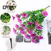 Artificial Violet Flowers All-season Faux Flower Bundle Realistic Fake Violets with Bendable Stems for Outdoors Garden Wedding Decorations
