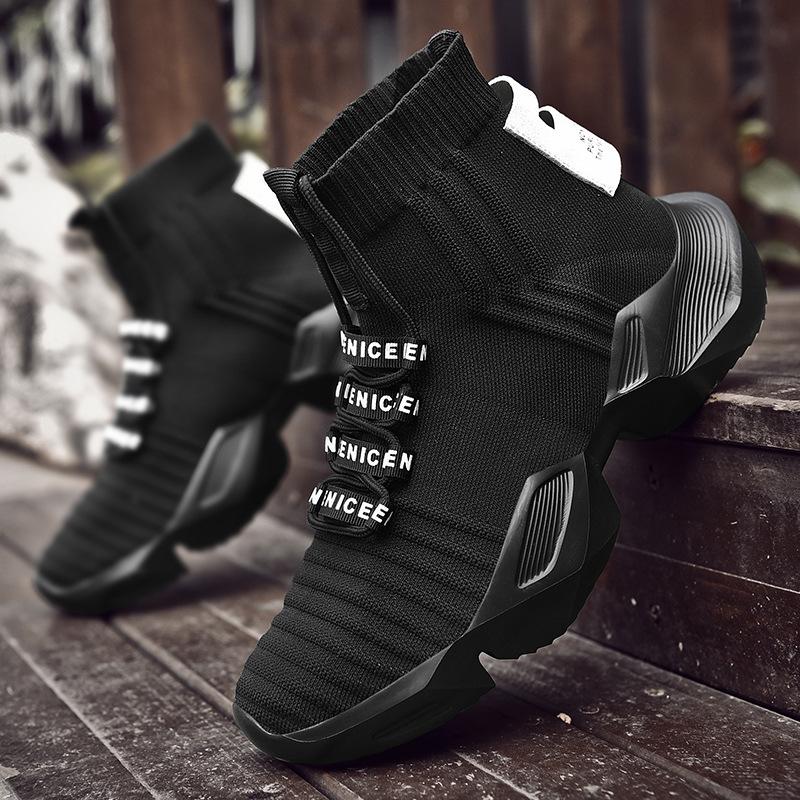 Calzini Scarpe Autunno Taglia Grande Scarpe da Uomo Elastiche Scarpe High Top Sportive da Papà Taglia Scarpe Uomo