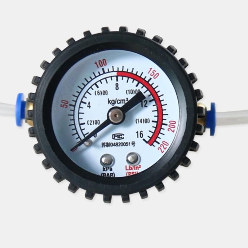 Automotive Pneumatic Suspension Leakage Checker Digital Pressure Meter Air Suspension Hose Pressure Leakage Test